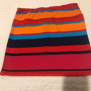 Xhilaration striped skirt  M